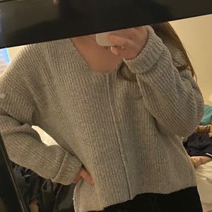 BP grey sweater